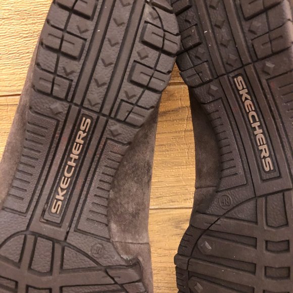 Sketchers Relaxed fit memory foam brown leather loafers, 9.5 - Picture 12 of 12